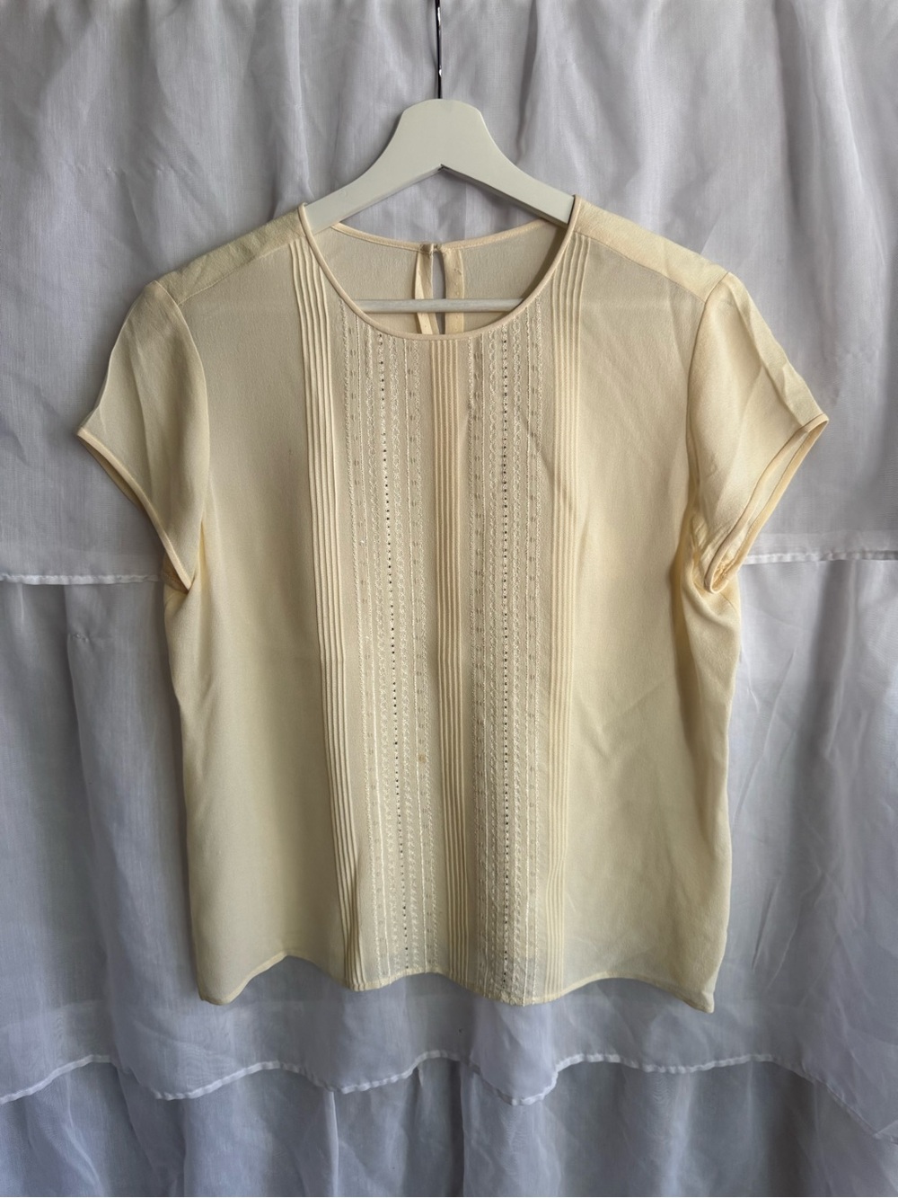 Worthington Sequin Pleated Blouse
